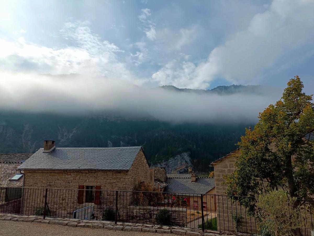 La Voutee 5 Epis Avec Bain Finlandais Prive Au Manoir Du Charme Gorges Du Tarn Bed and Breakfast Quezac  Eksteriør billede